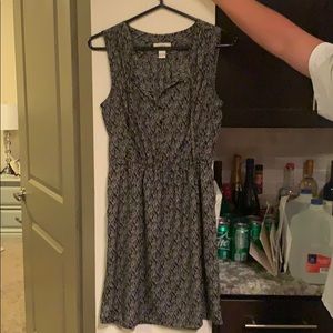 Black and white LOFT dress